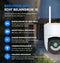 Quipted S1 Beveiligingscamera voor Binnen & Buiten – Security Camera met Nachtzicht – Buitencamera - 2K HD 4MP - Met WiFi en App - Incl 64GB SD