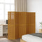 vidaXL - Kamerscherm - met - 5 - panelen - massief - paulowniahout - bruin