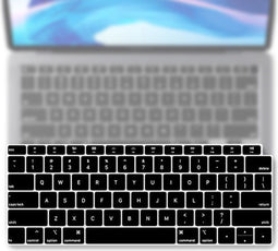 (US) QWERTY Keyboard bescherming - Geschikt voor MacBook Air 13 inch (2020) - Zwart