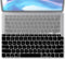 (US) QWERTY Keyboard bescherming - Geschikt voor MacBook Air 13 inch (2020) - Zwart