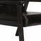vidaXL Fauteuil echt leer zwart