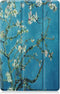 3-Vouw sleepcover hoes - Geschikt voor Samsung Galaxy Tab S7 / Tab S8 - Van Gogh Amandelbloesem