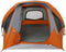vidaXL - Tent - 4-persoons - waterdicht - grijs - en - oranje