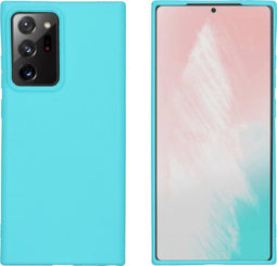 iMoshion Hoesje Geschikt voor Samsung Galaxy Note 20 Ultra Hoesje Siliconen - iMoshion Color Backcover - Mintgroen