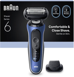 Braun Series 6 - Elektrisch Scheerapparaat - 2D Contour Adapt Head - Blauw