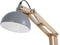 SALADO - Bureaulamp - Grijs - Rubberhout