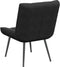 vidaXL - Relaxstoel - 64x74x84 - cm - fluweel - zwart