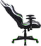 Gamestoel Tornado bureaustoel - ergonomisch verstelbaar - racing gaming stoel - zwart groen
