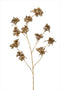 Emerald Zijden Kunstbloemen Hortensia Hydrangea x5 Bruin Taupe Goud 112 cm 430498