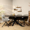 StarFurn Eettafel Brandy Zwart 210cm Ovaal