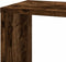 vidaXL - Hoekwandschap - 45x45x147 - cm - bewerkt - hout - gerookt - eikenkleurig