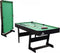 Cougar Hustle L opklapbare Pooltafel in Zwart/groen - 5ft. Poolbiljart tafel inclusief één set poolballen, triangel, 2 keuen, biljartkrijt en borstel - 153x76x79cm