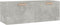 vidaXL - Wandkast - 100x36,5x35 - cm - bewerkt - hout - grijs