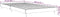 vidaXL - Bedframe - bewerkt - hout - zwart - 90x190 - cm