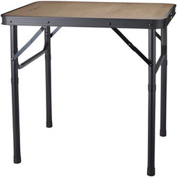 Redcliffs Campingtafel - aluminium - lichtgewicht - hout/zwart - 60 x 45 x 56 cm -