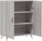 vidaXL - Dressoir - 69,5x34x90 - cm - bewerkt - hout - grijs - sonoma - eikenkleurig