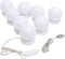 vidaXL - Wandspiegel - met - LED-lampen - vierkant - glas