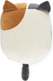 Balvi | Kattenkussen - calico / lapjeskat - zwart, bruin & creme - 30 cm