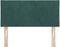 vidaXL - Hoofdbord - met - Diamantpatroon - Donkergroen - 90 - cm - Fluweel