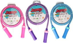 Springtouw Kleur Gestreept, 200cm