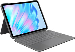 Logitech Combo Touch - Toetsenbordcase voor iPad Air - Grootste trackpad ooit - Grijs