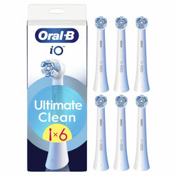 Oral-B iO Ultimate Clean - Opzetborstels - Kleurveranderende borstelharen - Wit (6 stuks)