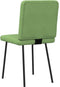 vidaXL - Eetkamerstoelen - 2 - st - fluweel - lichtgroen