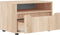 vidaXL - Tv-meubel - VISNES - 60x40x38 - cm - bewerkt - hout - sonoma - eikenkleurig