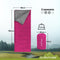 Oventure SleepPlus slaapzak | 190 x 80 cm | 3-seizoenen slaapzak | Comfortabel tot 8 °C | Voor kamperen, logeren en festivals | Zacht en luchtig materiaal | Geschikt voor volwassenen en kinderen | Met draagtas | Roze