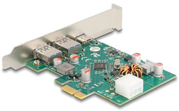 Delock 90229 - HDD/SSD Controller - 2x USB 3.2 (Gen1, 5Gb/s) - 1x USB 3.2 (Gen1, 5Gb/s) type-C