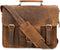 Rat Pack by Orange Fire Leren Aktetas 13 inch Rat Pack 1-Vaks OF 557/13 Bruin