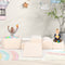 5-delige Foam Speelblokken - Zachte XXL Bouwblokken met Ballenbad - Beige (5 stuks)