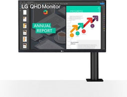 LG 27QN880-B - LCD Beeldscherm 27" - Quad HD 2560 x 1440 Pixels 75 Hz - Zwart