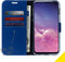 Accezz Hoesje Geschikt voor Samsung Galaxy S10e Hoesje Met Pasjeshouder - Accezz Wallet Softcase Bookcase - Blauw