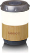 LENCO BTL-030BA - Lantaarn met ingebouwde Bluetooth® speaker - Bamboo