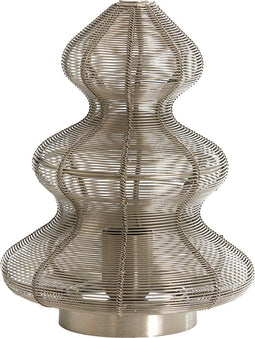 Light&living Tafellamp Ø21x27 cm CHRISTMAS TREE glanzend nikkel