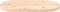 vidaXL - Tafelblad - ovaal - 80x40x2,5 - cm - massief - grenenhout