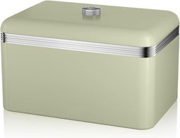 Swan Broodtrommel - Groen - 18 Liter - 24x36x24cm