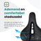 Voltano Dames Fietszadel - Waterdicht - Uitsparing - Zwart