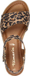 Tamaris Essentials - Dames Sandalen - Klittenbandsluiting - Leopard - Maat 36
