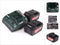 Metabo 685051000 - Accu-pack 18 V/5,2 Ah - Supersnellader ASC 145 (2 stuks)