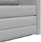 vidaXL - Vloersofa - Bed - 2-in-1 - Cloud - Grijs - 124x71x78 - cm - Stof