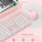 Wireless Keyboard and Mouse, Ergonomic Wireless Keyboard and Mouse, Spanish QWERTY, Full Size with N