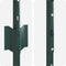 vidaXL - Hekpalen - 5 - stuks - U-vormig - Groen - 140 - cm - Staal