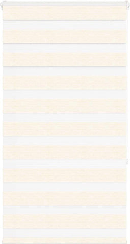 vidaXL - Zebra - rolgordijn - 70x150 - cm - stofbreedte - 65,9 - cm - marmerbeige