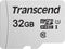 Transcend microSDHC 300S - 32GB - Klasse 10 - Zilver