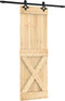 vidaXL - Schuifdeur - met - beslag - 70x210 - cm - massief - grenenhout