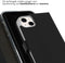 Selencia iPhone 14 Plus - Echt Lederen Bookcase - 3 Pashouders - Zwart