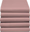 //Hoeslaken double jersey Lits-j. XL - 180x220cm & 200x200cm (22) dusty rose (tot 25 cm) Damai