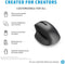 HP 930 Creator - Draadloze muis - Ergonomisch - Zilver